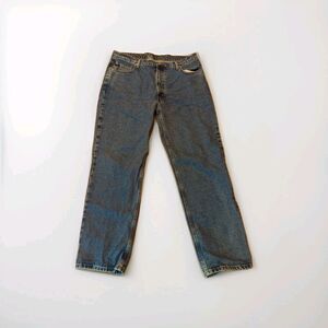 Polo Ralph Lauren Jeans Classic Mens 38x32 Blue Straight Leg Denim Cotton